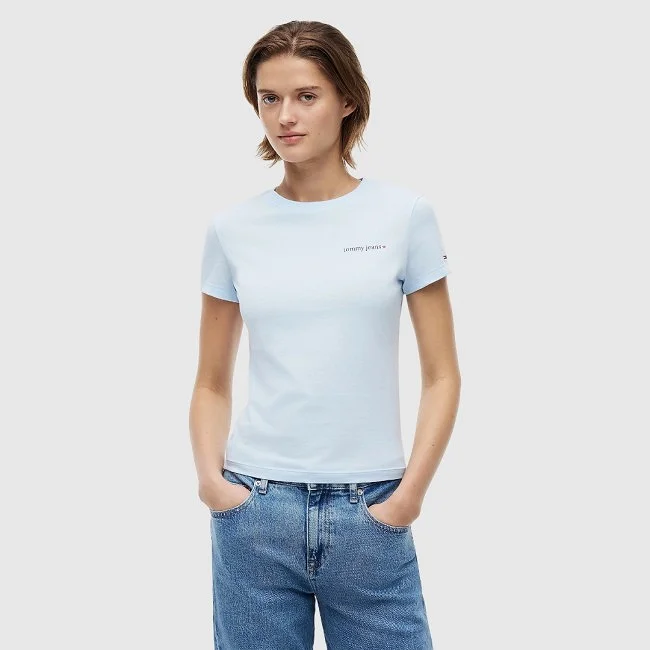 Camiseta Tommy Hilfiger Azul Mujer