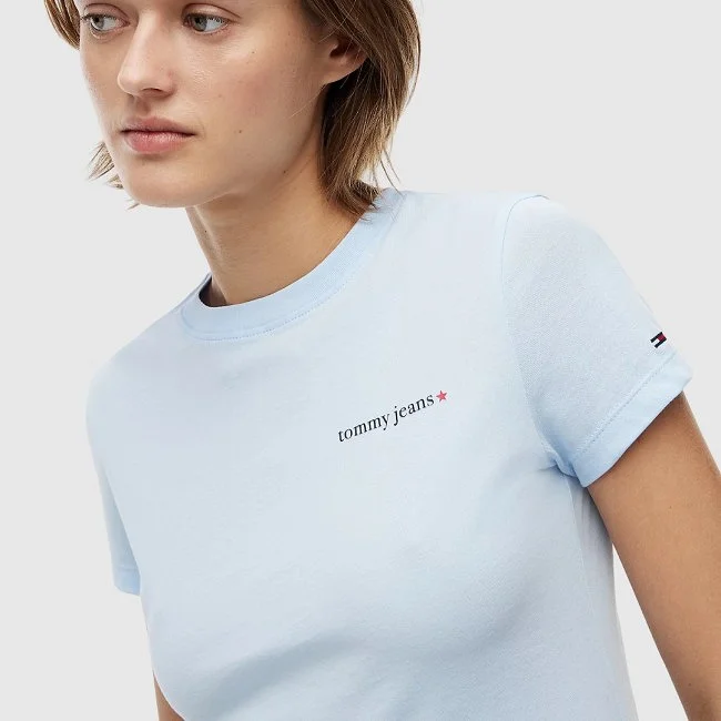 Camiseta Tommy Hilfiger Azul Mujer