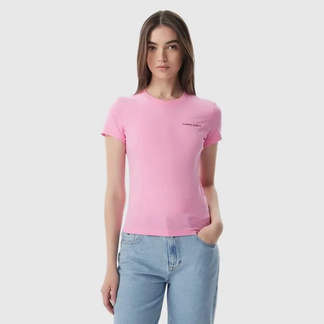 Camiseta Tommy Hilfiger Rosa Mujer