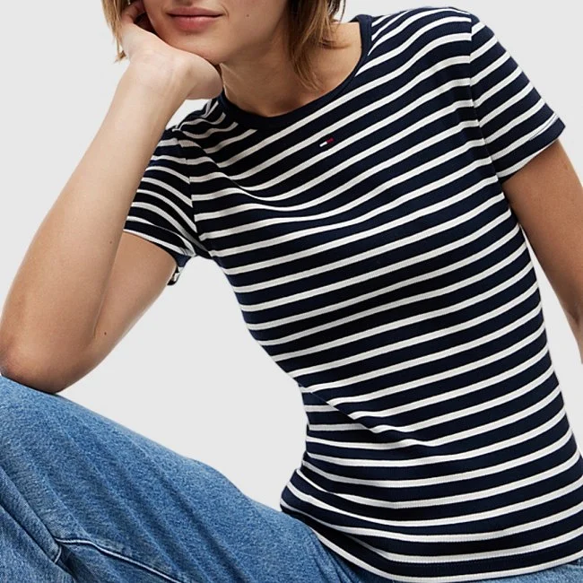 Camiseta Tommy Hilfiger Rayas Mujer