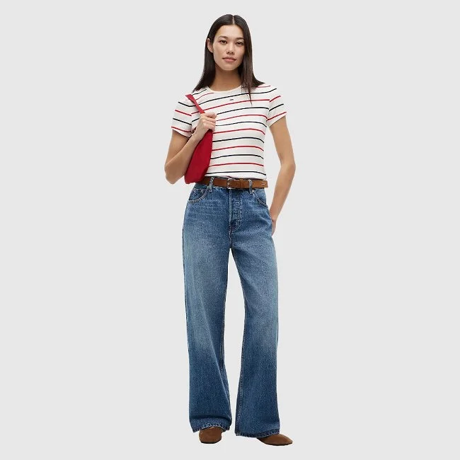Camiseta Tommy Hilfiger Rayas Mujer