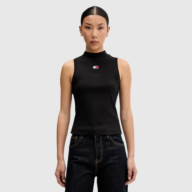 Camiseta Tommy Hilfiger Negra Mujer