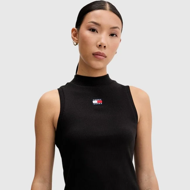 Camiseta Tommy Hilfiger Negra Mujer