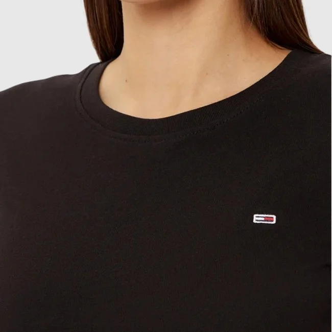 Camiseta Tommy Hilfiger Negra Mujer