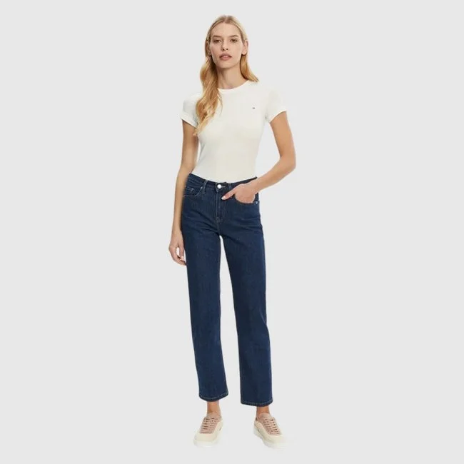 Camiseta Tommy Hilfiger Marfil Mujer