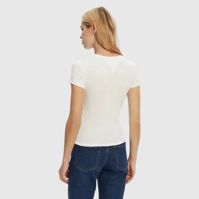 Camiseta Tommy Hilfiger Marfil Mujer