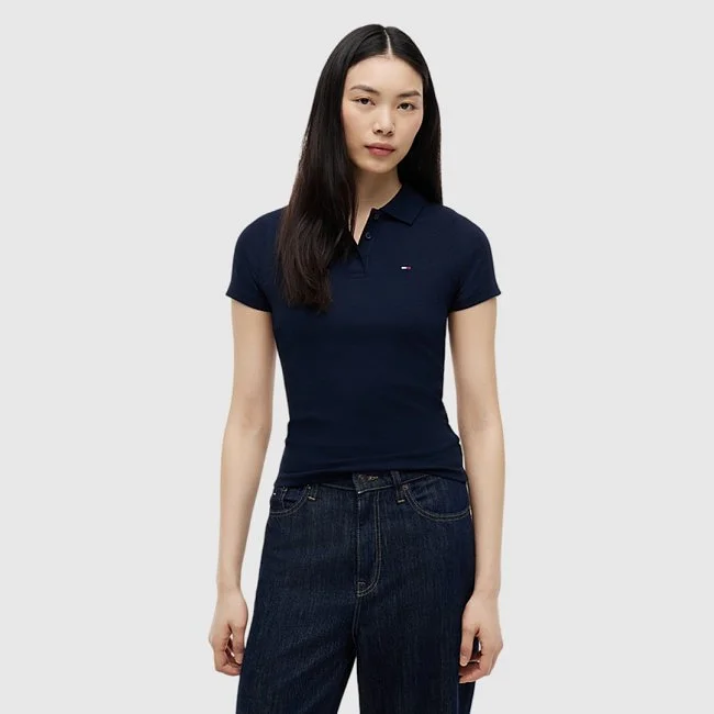 Polo Tommy Hilfiger Azul Mujer