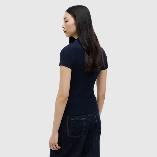 Polo Tommy Hilfiger Azul Mujer