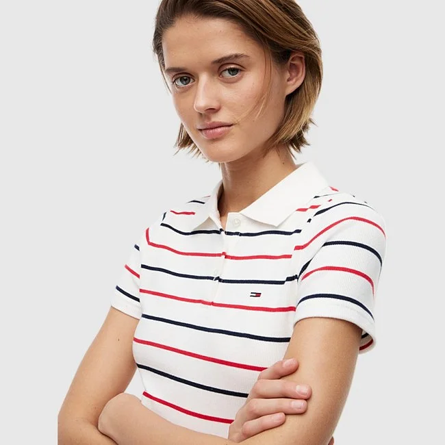 Polo Tommy Hilfiger Rayas Mujer