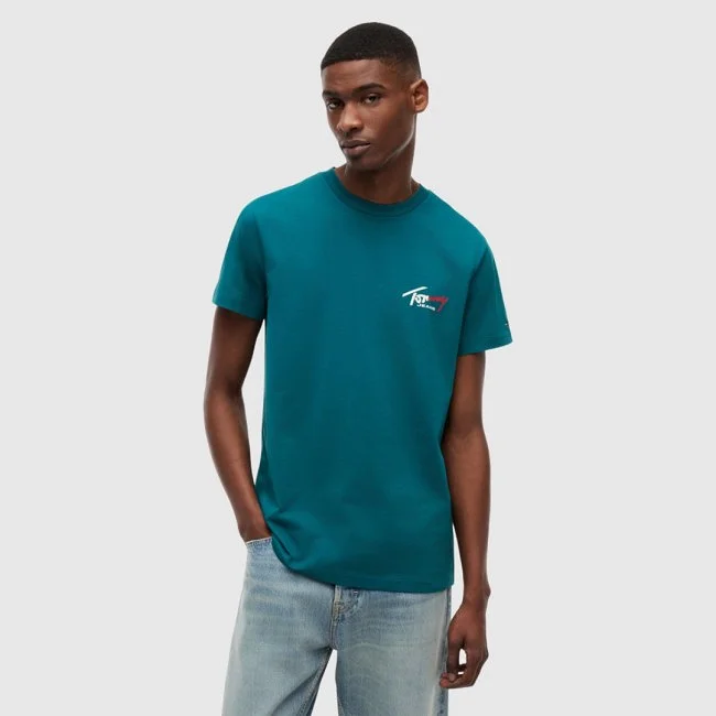 Camiseta Tommy Hilfiger Verde Hombre