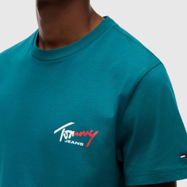 Camiseta Tommy Hilfiger Verde Hombre