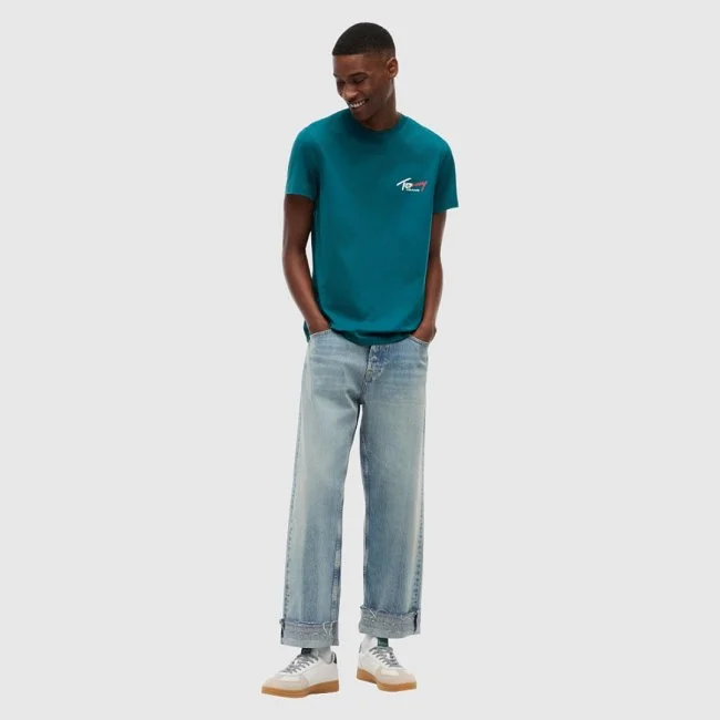 Camiseta Tommy Hilfiger Verde Hombre