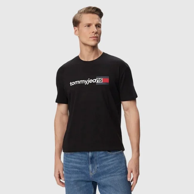Camiseta Tommy Hilfiger Negra Hombre