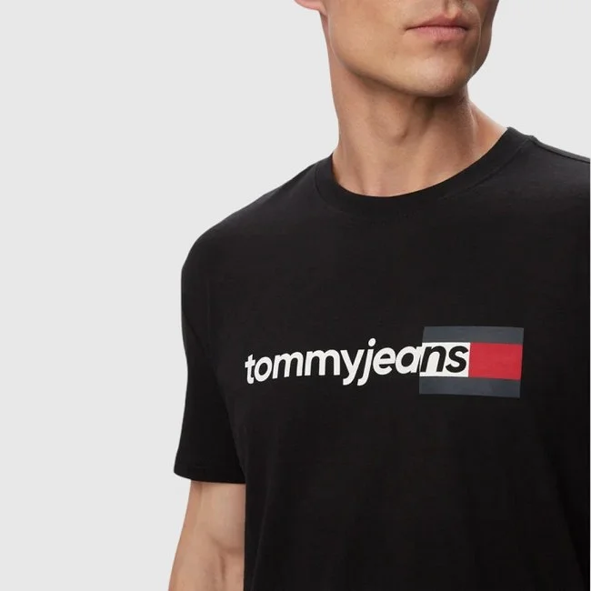Camiseta Tommy Hilfiger Negra Hombre