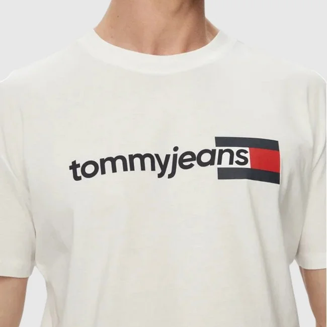 Camiseta Tommy Hilfiger Marfil Hombre