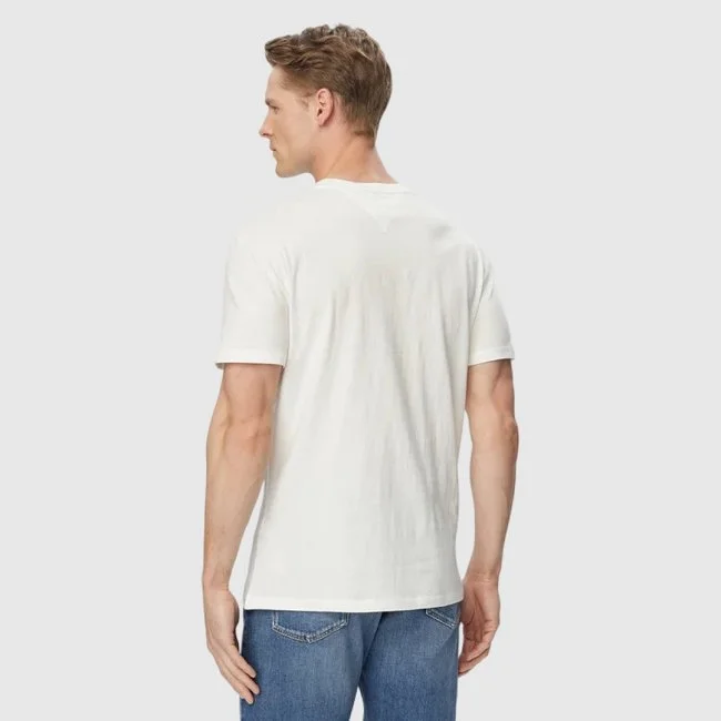 Camiseta Tommy Hilfiger Marfil Hombre