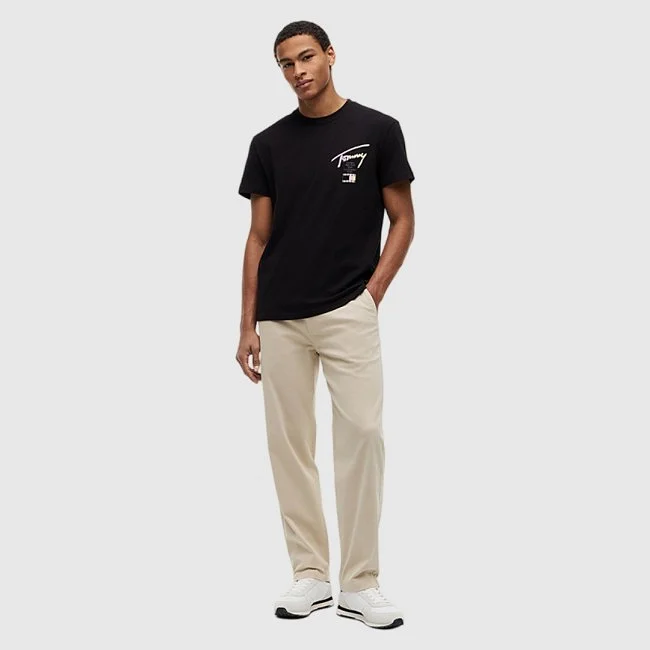 Camiseta Tommy Hilfiger Negra Hombre
