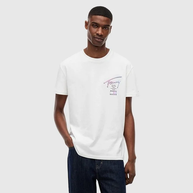 Camiseta Tommy Hilfiger Blanca Hombre