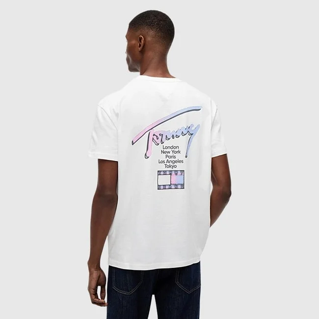 Camiseta Tommy Hilfiger Blanca Hombre