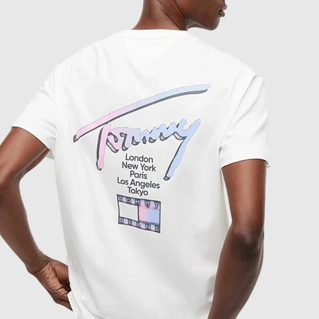 Camiseta Tommy Hilfiger Blanca Hombre