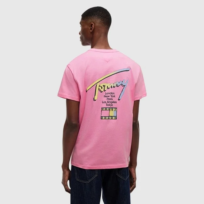 Camiseta Tommy Hilfiger Rosa Hombre