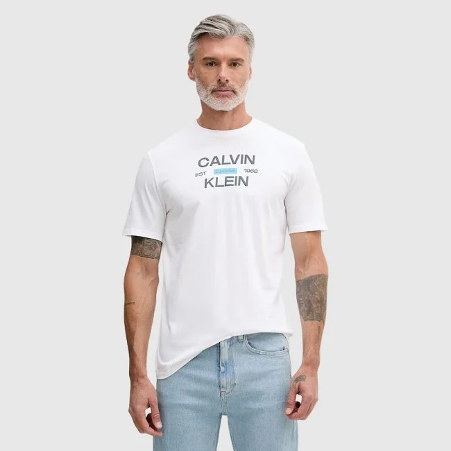Camiseta Calvin Klein Blanca Hombre