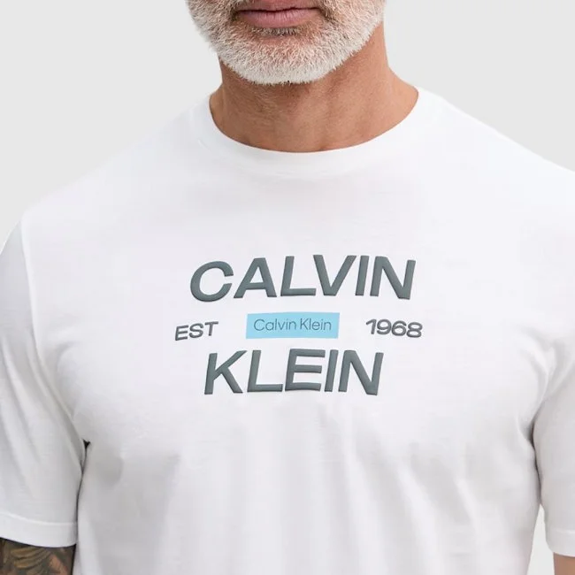 Camiseta Calvin Klein Blanca Hombre