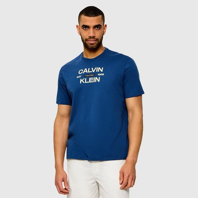 Camiseta Calvin Klein Azul Hombre