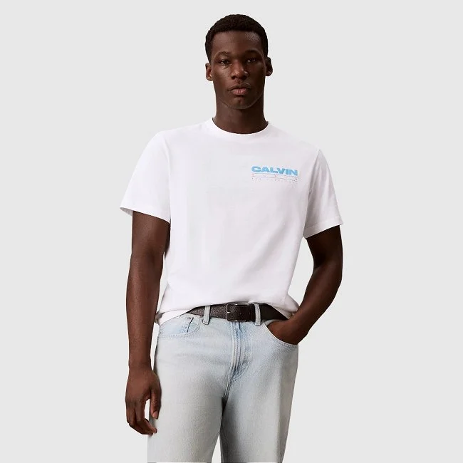 Camiseta Calvin Klein Blanca Hombre