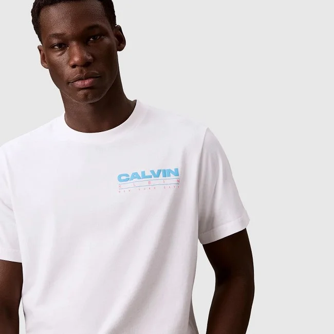 Camiseta Calvin Klein Blanca Hombre