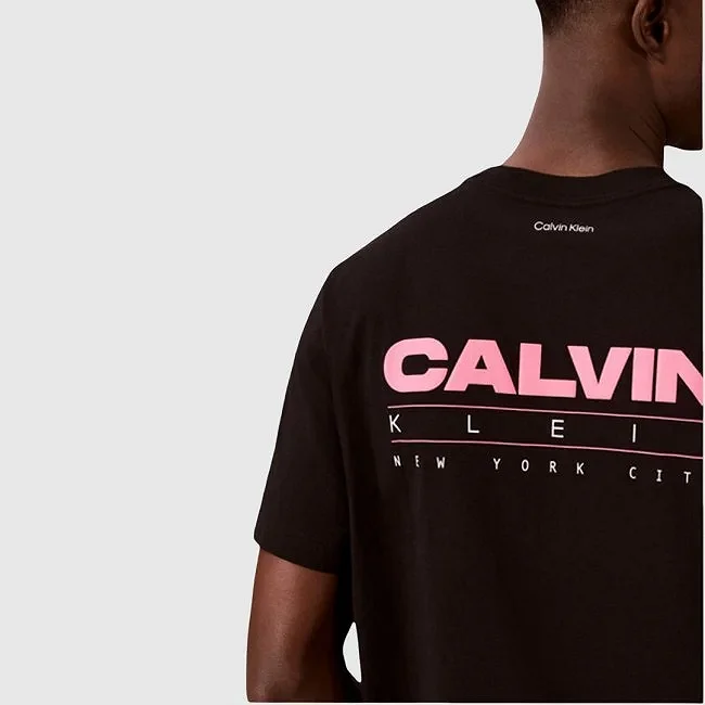 Camiseta Calvin Klein Negra Hombre