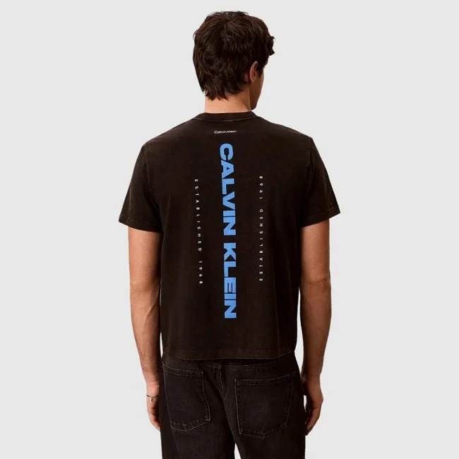 Camiseta Calvin Klein Negra Hombre