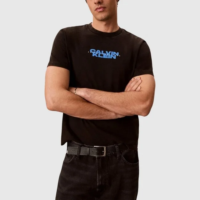 Camiseta Calvin Klein Negra Hombre