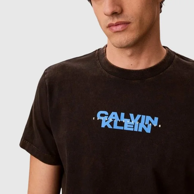 Camiseta Calvin Klein Negra Hombre