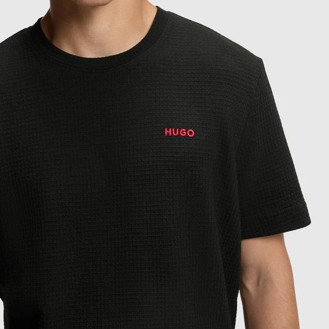 Camiseta Hugo Negra Hombre