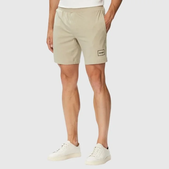 Pantalón Corto Hugo Beige Hombre