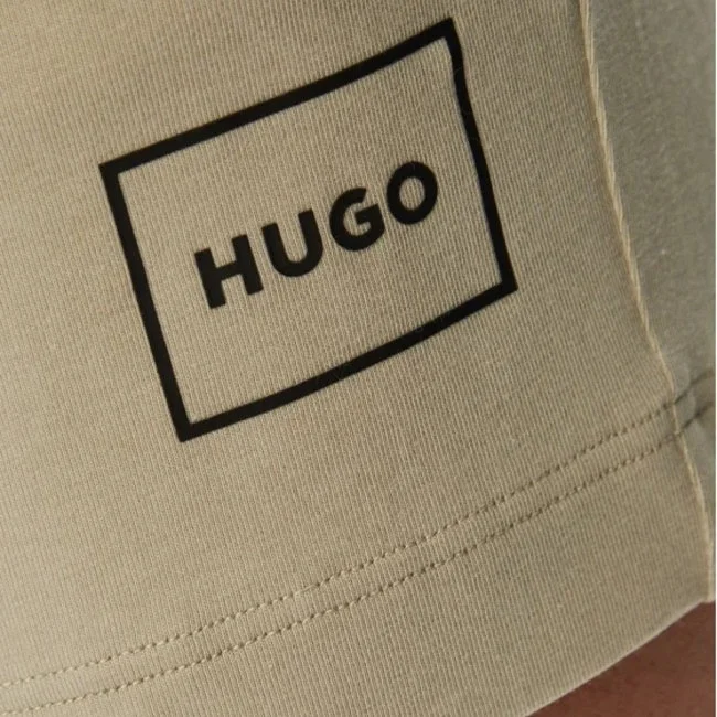 Pantalón Corto Hugo Beige Hombre