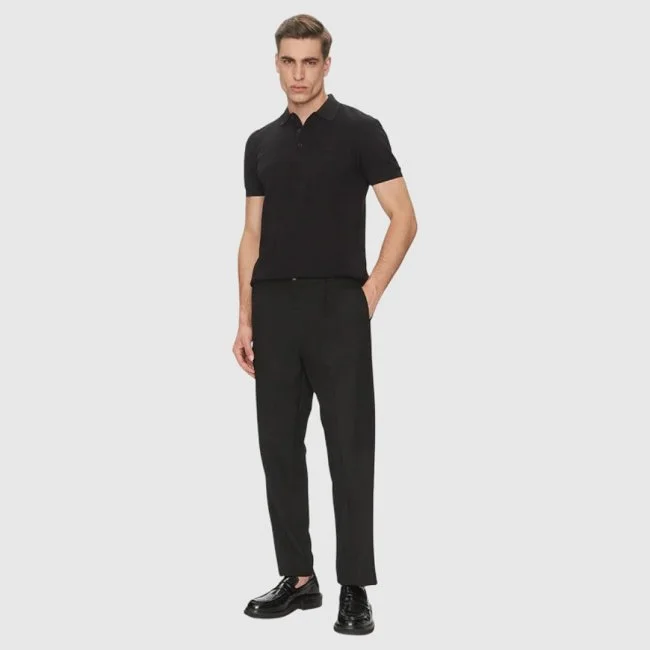 Polo Boss Negro Hombre
