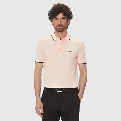Polo Boss Rosa Hombre
