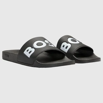 Chanclas Boss Negras Hombre