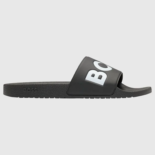 Chanclas Boss Negras Hombre