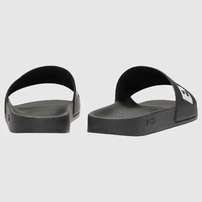 Chanclas Boss Negras Hombre
