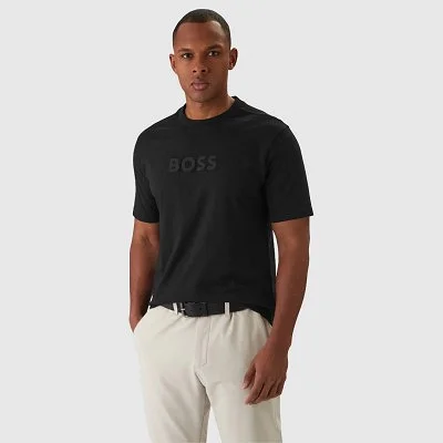Camiseta Boss Negra Hombre