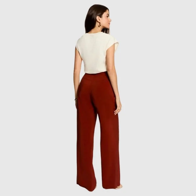 Camiseta Morgan Marfil Mujer