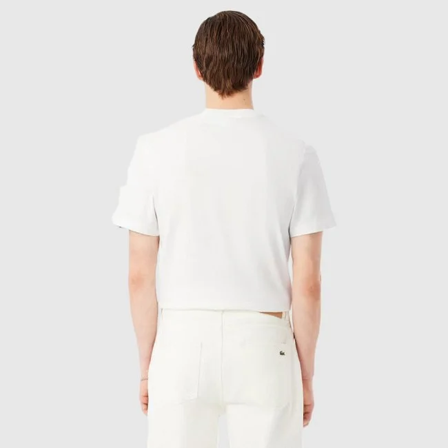 Camiseta Lacoste Blanca Hombre
