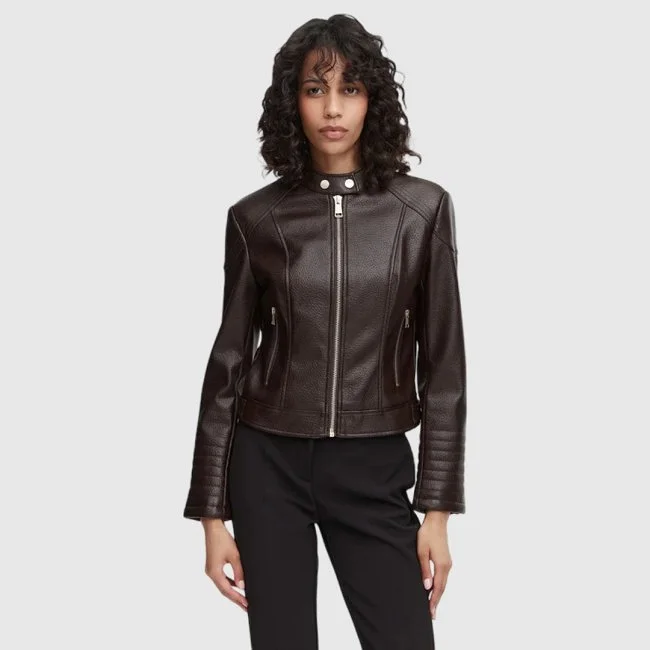 Chaqueta Guess Marrón Mujer