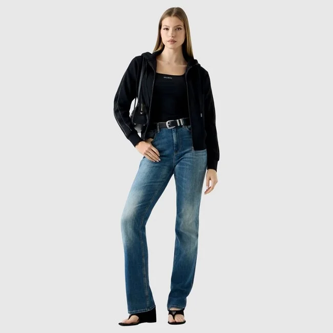 Sudadera Guess Negra Mujer