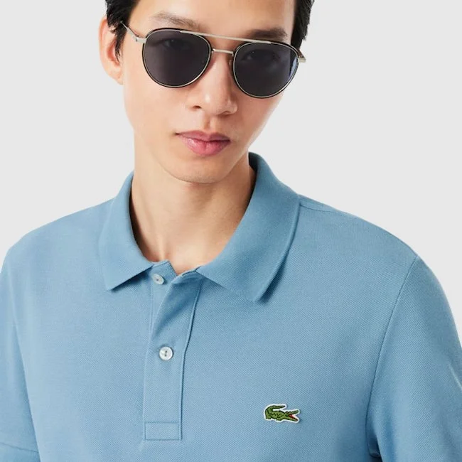 Polo Lacoste Azul Hombre