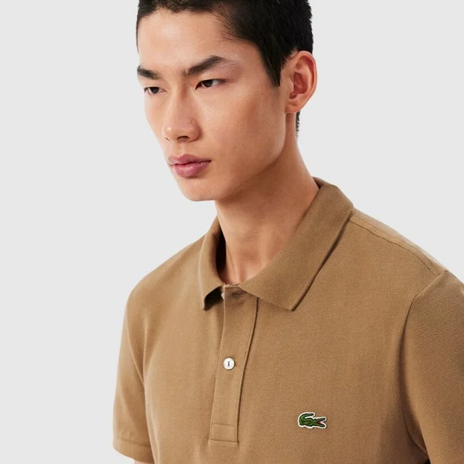 Polo Lacoste Marrón Hombre