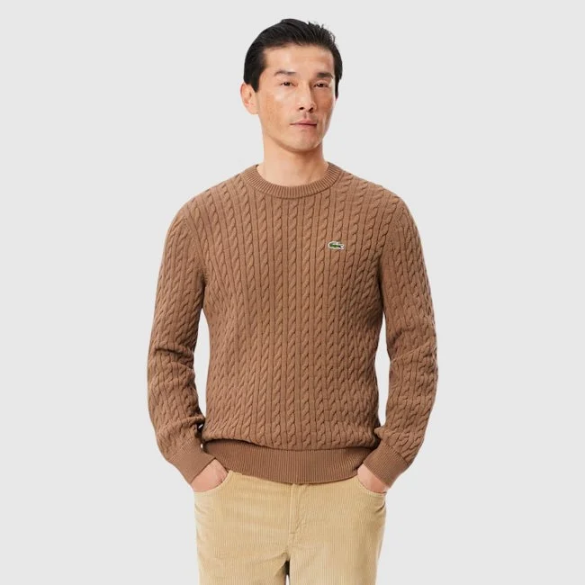 Jersey Lacoste Marrón Hombre